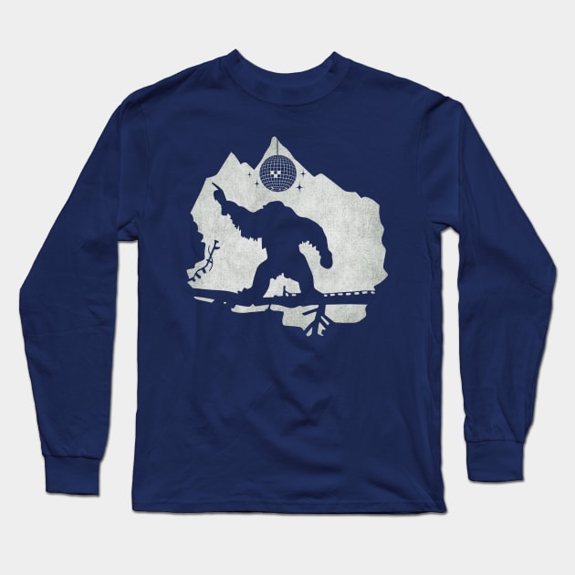 Disco Yeti Long Sleeve T-Shirt by tdilport